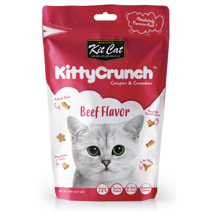Kit Cat KittyCrunch Beef Flavour