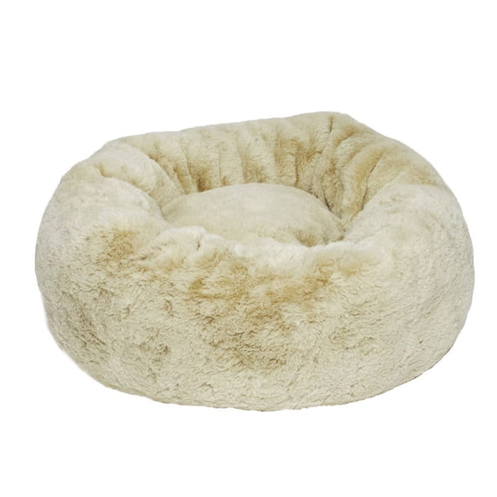 Afripet Faux Fur Donut Pet Bed