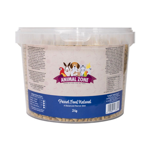 Animalzone Parrot Food Natural Tub