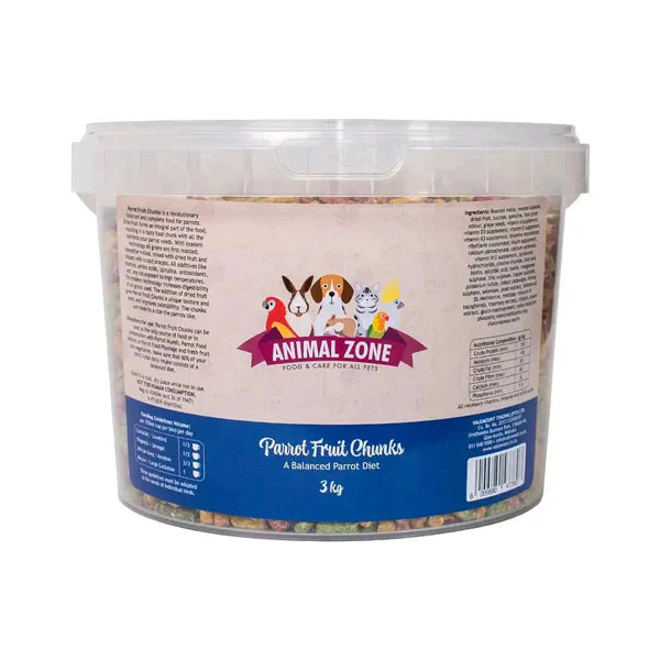 Animalzone Parrot Fruit Chunks Tub