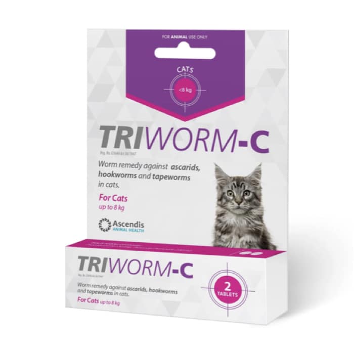Triworm Deworming Tablet for Cats