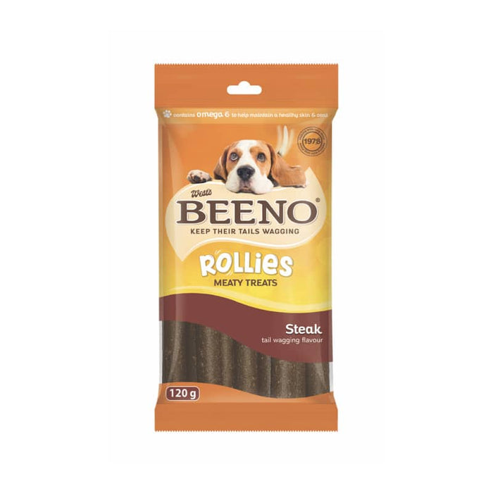 Beeno Rollies with Steak Flavour 120g