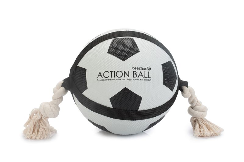 Beeztees Action Football Dog Toy