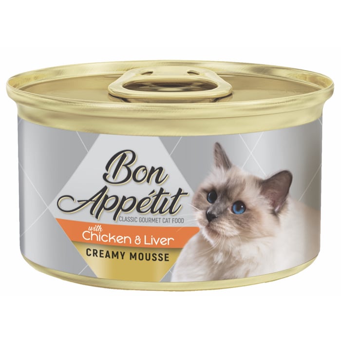 Bon Appetit Creamy Mousse with Tender Chicken & Liver - 12 Tins