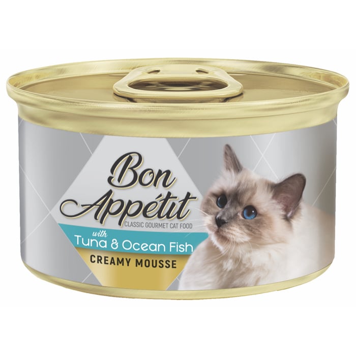 Bon Appetit Creamy Mousse with Tuna & Ocean Fish - 12 Tins