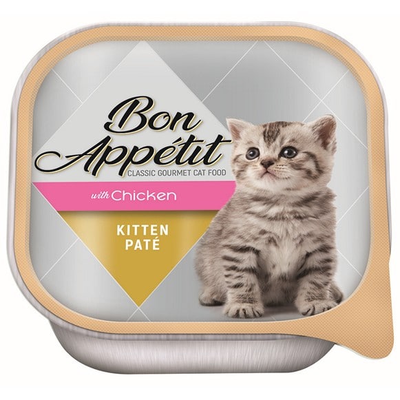 Bon Appetit Kitten Paté with Chicken - 16 Tins