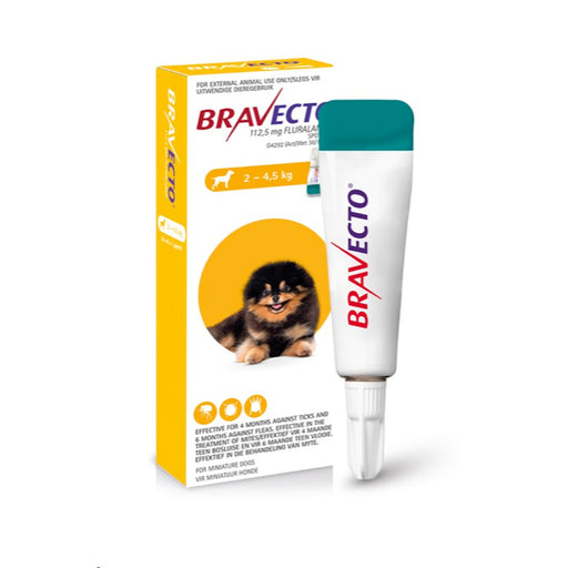 Bravecto Spot On Toy Dog