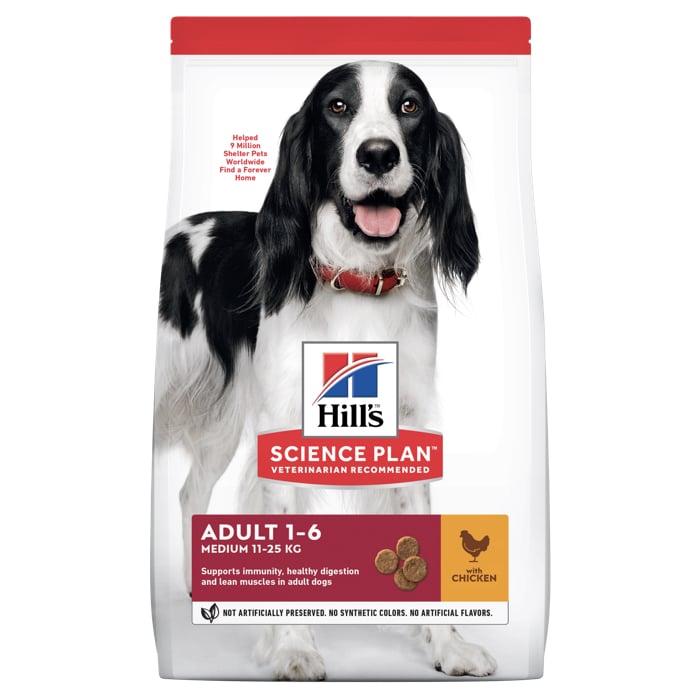 Hill's Science Plan Medium Breed Adult Dog Food Chicken