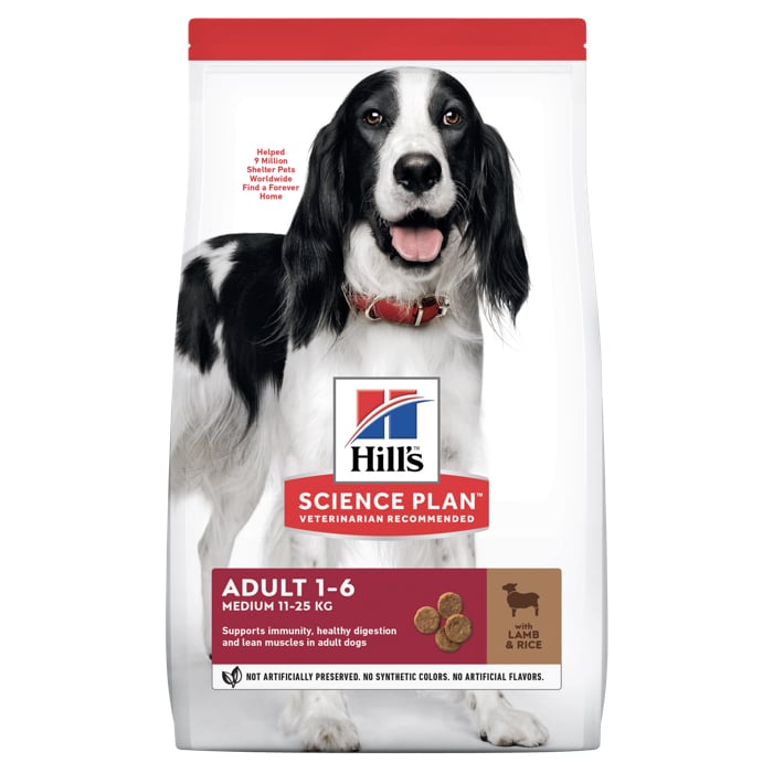 Hill's Science Plan Medium Breed Adult Dog Food Lamb and Rice