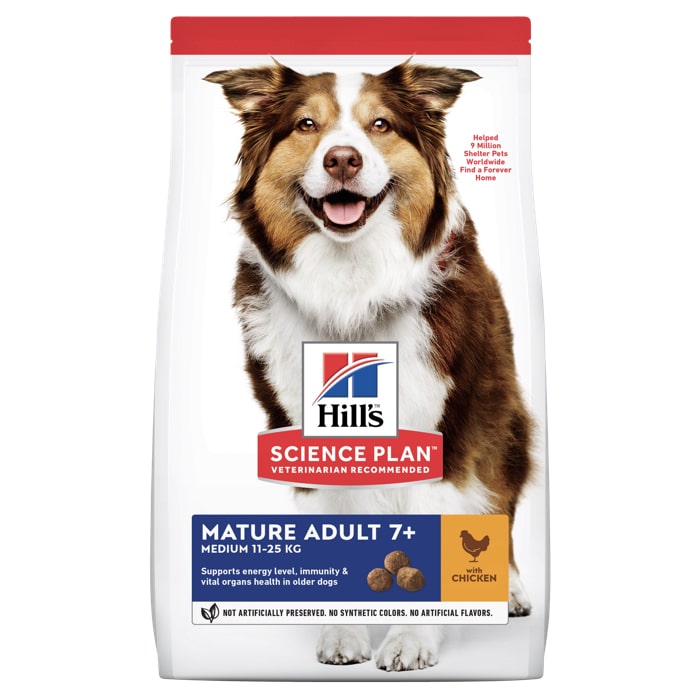 Hill's Science Plan Mature Adult Medium Dog Food Chicken