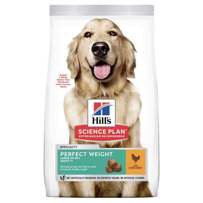 Hill's Science Plan Perfect Weight Large Adult Dog Food Chicken