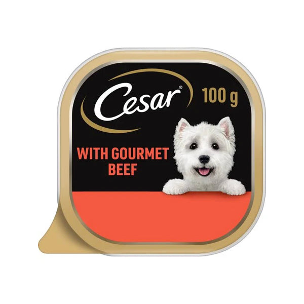 Cesar Gourmet Wet Adult Dog Food Beef