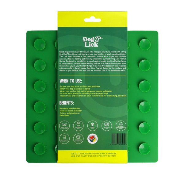 Dog Lick Mat for Dogs with Suction Cups