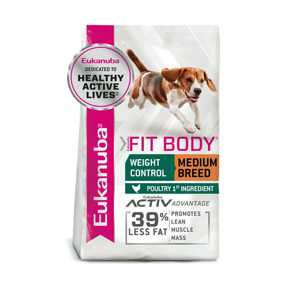 Eukanuba Fit Body Weight Control Medium Breed Adult Dog Food