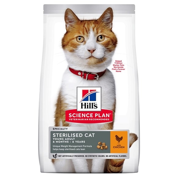 Hill's Science Plan Sterilised Cat Young Adult Chicken
