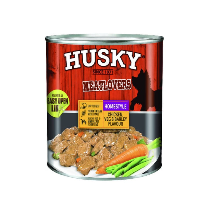 Husky Homestyle Chicken, Veg & Barley 775G