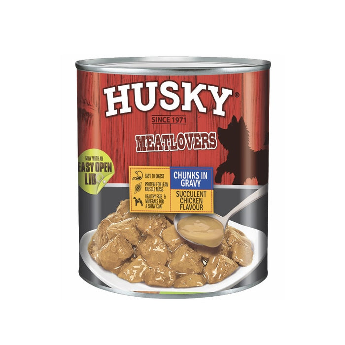 Husky Meatlovers Chicken Chunks In Gravy 775G