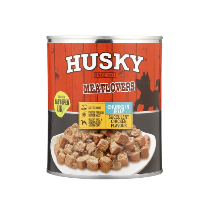 Husky Meatlovers Chicken Chunks In Jelly 775G