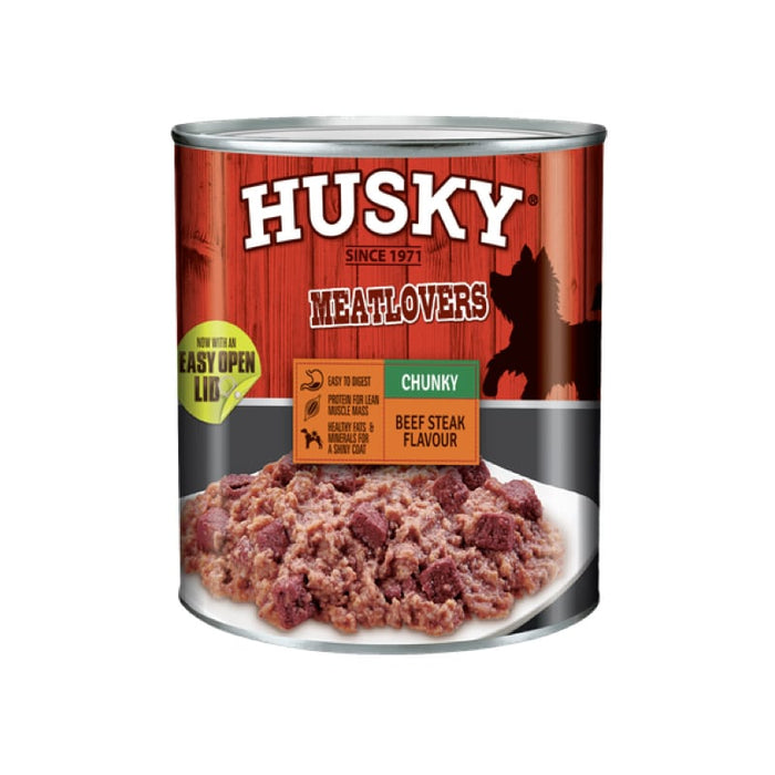 Husky Meatlovers Chunky Steak 775G