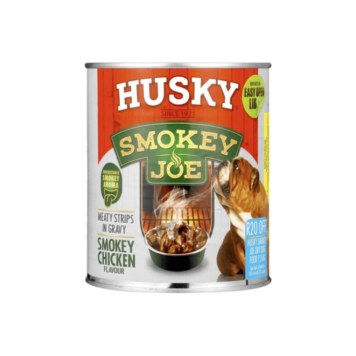 Husky Smokey Joe Meaty Strips in Gravy Chicken 775G