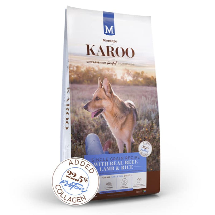Montego Karoo Dog Food Adult Beef Lamb and Rice