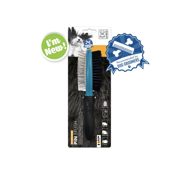 M-Pets Double-sided Pin Brush