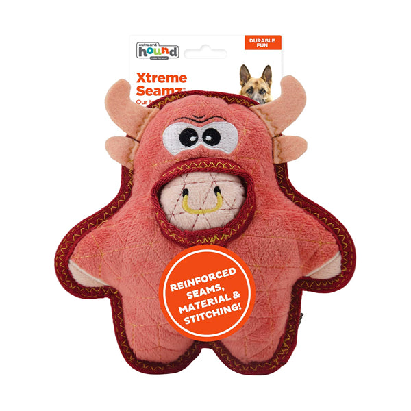 Outward Hound Toy Xtreme Seamz Bull
