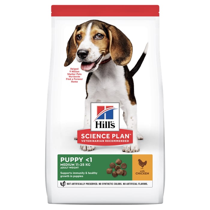 Hill's Science Plan Medium Breed Puppy Food Chicken