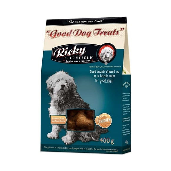 Ricky Litchfield Good Dog Treats Roast Chicken 400G