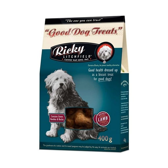 Ricky Litchfield Good Dog Treats Roast Lamb 400G
