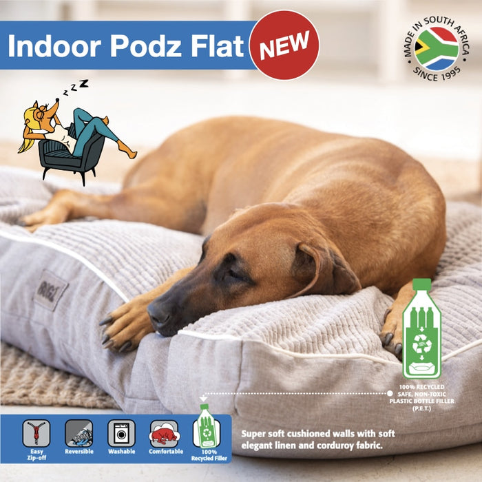 Rogz Indoor Pod Flat Dog Bed