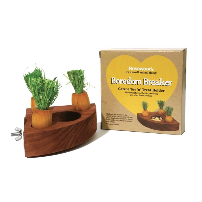 Rosewood Carrot Toy 'n' Treat Holder