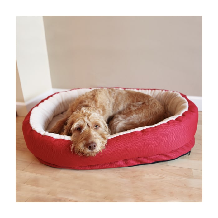 Rosewood Orthopaedic Dog Bed - Red