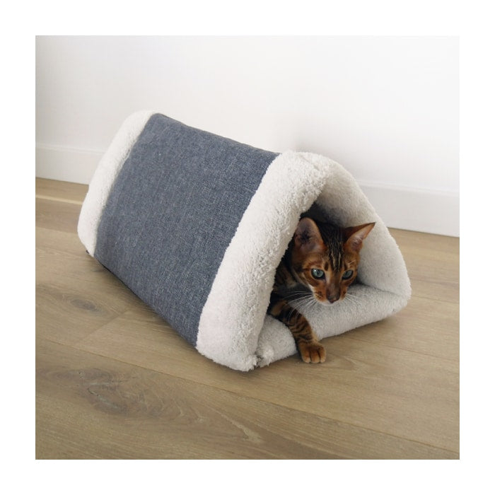 Rosewood Snuggle Plush 2 in 1 Cat Comfort Den