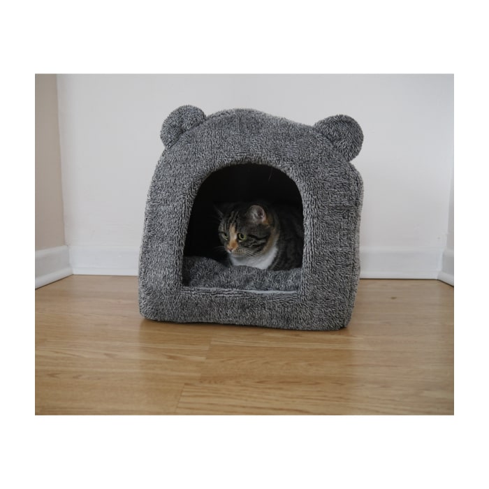 Rosewood Teddy Bear Cat Bed