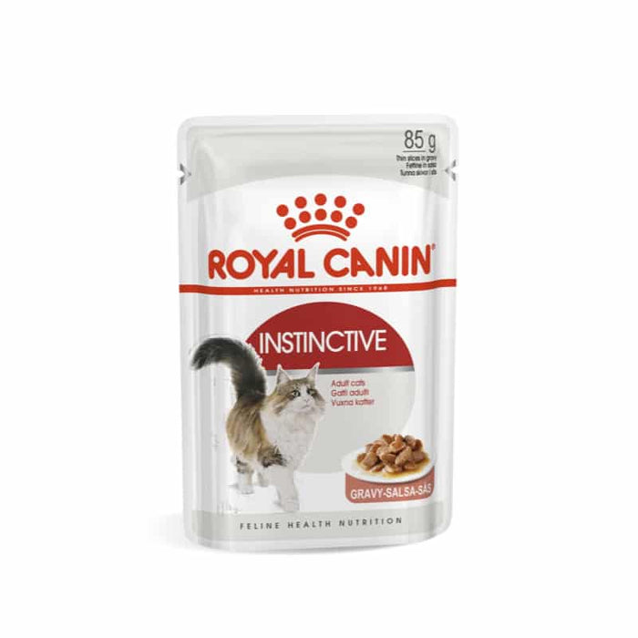 ROYAL CANIN Adult Instinctive in Gravy Wet Cat Food (12 x 85g)