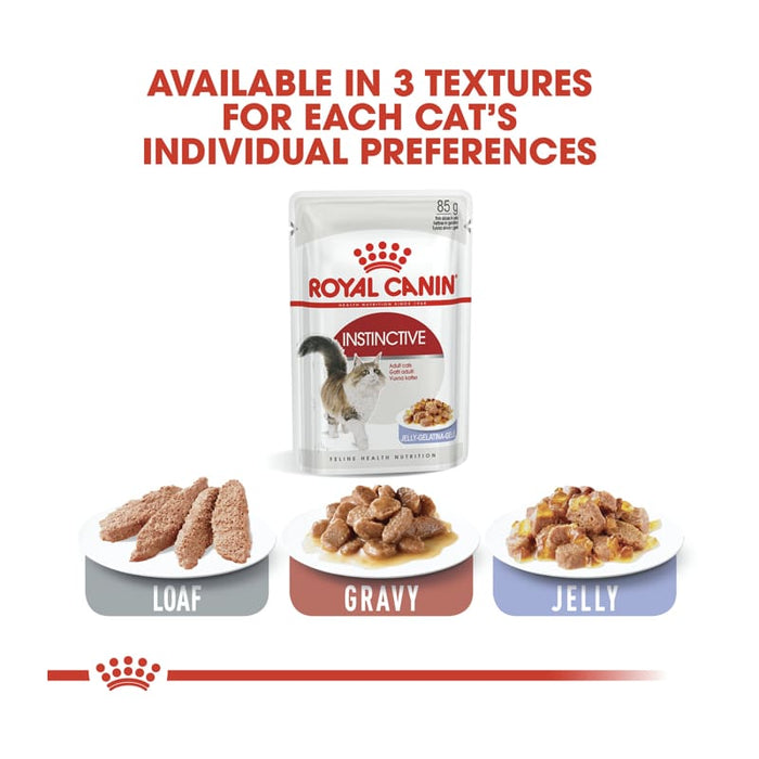 ROYAL CANIN Adult Instinctive in Jelly Wet Cat Food (12 x 85g)