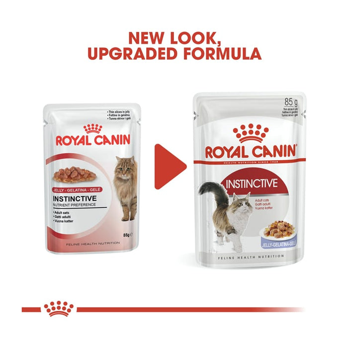 ROYAL CANIN Adult Instinctive in Jelly Wet Cat Food (12 x 85g)