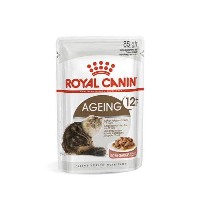 ROYAL CANIN Ageing 12+ Gravy Wet Cat Food (12 x 85g)