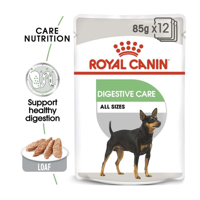 ROYAL CANIN All Breed Digestive Care Wet Dog Food Loaf (12 x 85g)