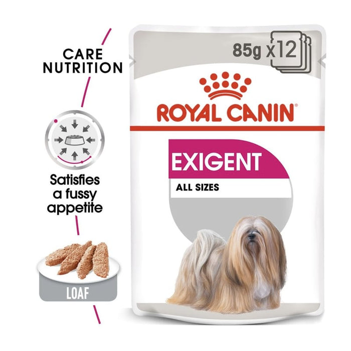 ROYAL CANIN All Breed Exigent Wet Dog Food Loaf (12 x 85g)