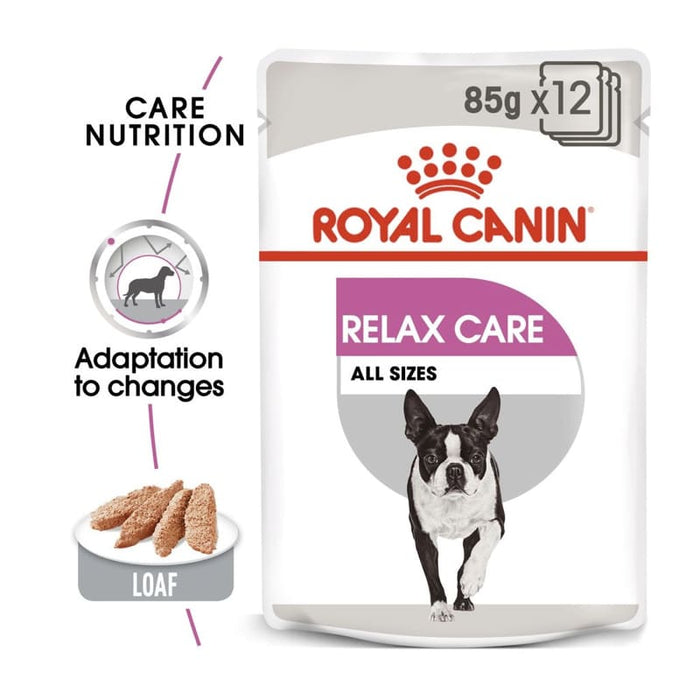 ROYAL CANIN All Breed Relax Care Wet Dog Food Loaf (12 x 85g)