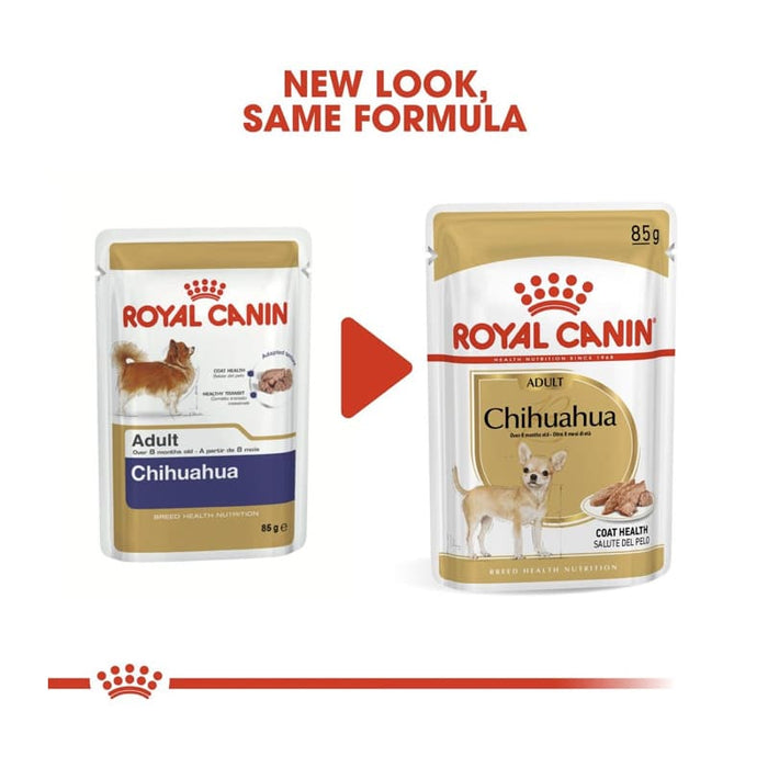 ROYAL CANIN Chihuahua Adult Wet Dog Food Pouch (12 x 85g)