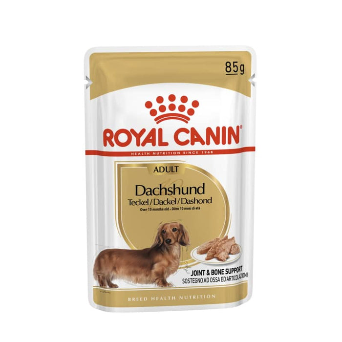 ROYAL CANIN Dachshund Adult Wet Dog Food Pouch (12 x 85g)