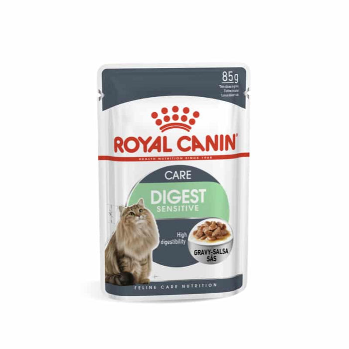 ROYAL CANIN Digest Sensitive Gravy Adult Wet Cat Food (12 x 85g)