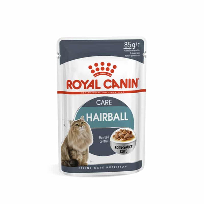 ROYAL CANIN Hairball Care Gravy Adult Wet Cat Food (12 x 85g)