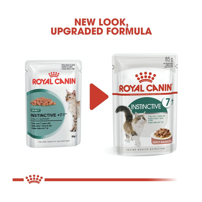 ROYAL CANIN Mature Instinctive 7+ Gravy Wet Cat Food (12 x 85g)