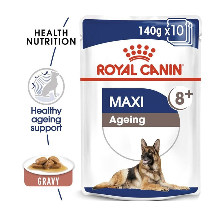 ROYAL CANIN Maxi Ageing 8+ Wet Dog Food (10 x 140g)