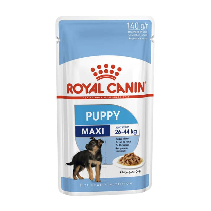 ROYAL CANIN Maxi Puppy Wet Dog Food (10 x 140g)
