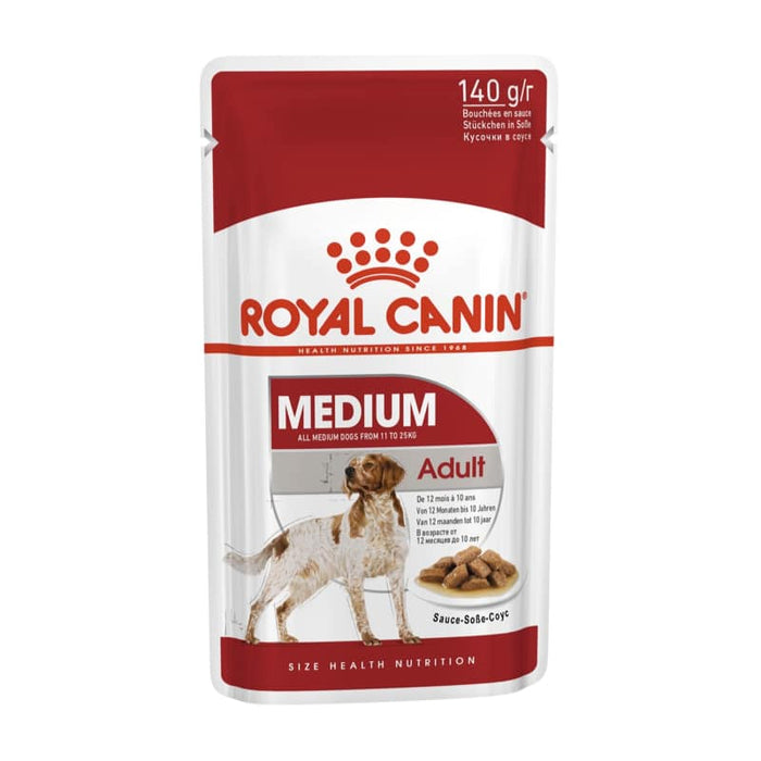 ROYAL CANIN Medium Adult Wet Dog Food (10 x 140g)